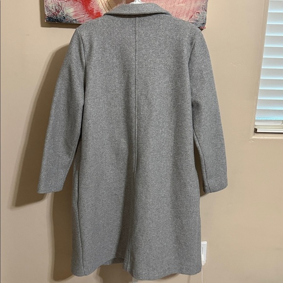 Zara Faux Felt Wool Coat in Heather Gray - Picture 5 of 5